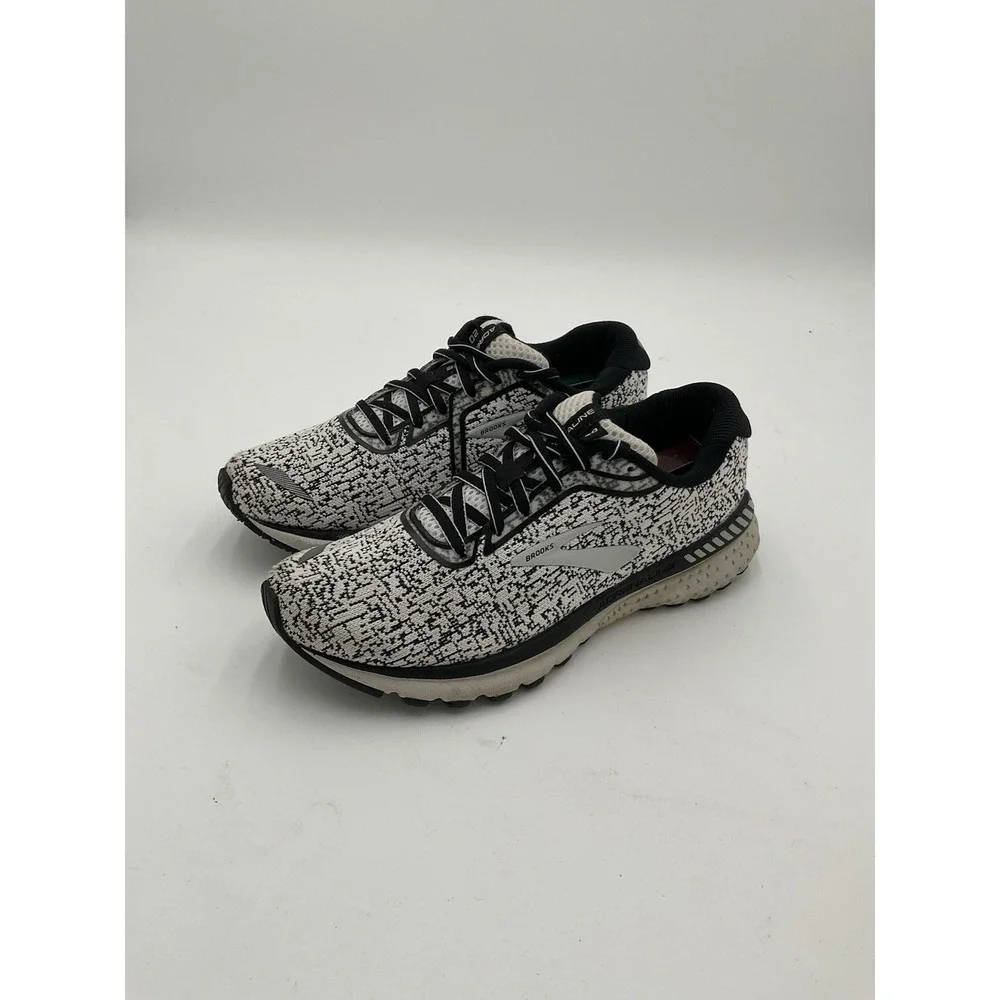Brooks Adrenaline GTS 20 Shoes Womens Size 8 White Black Running Sneakers